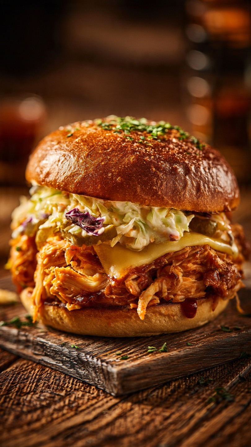 The Best Shredded Chicken Sandwich (Crispy, Saucy, and Irresistible)