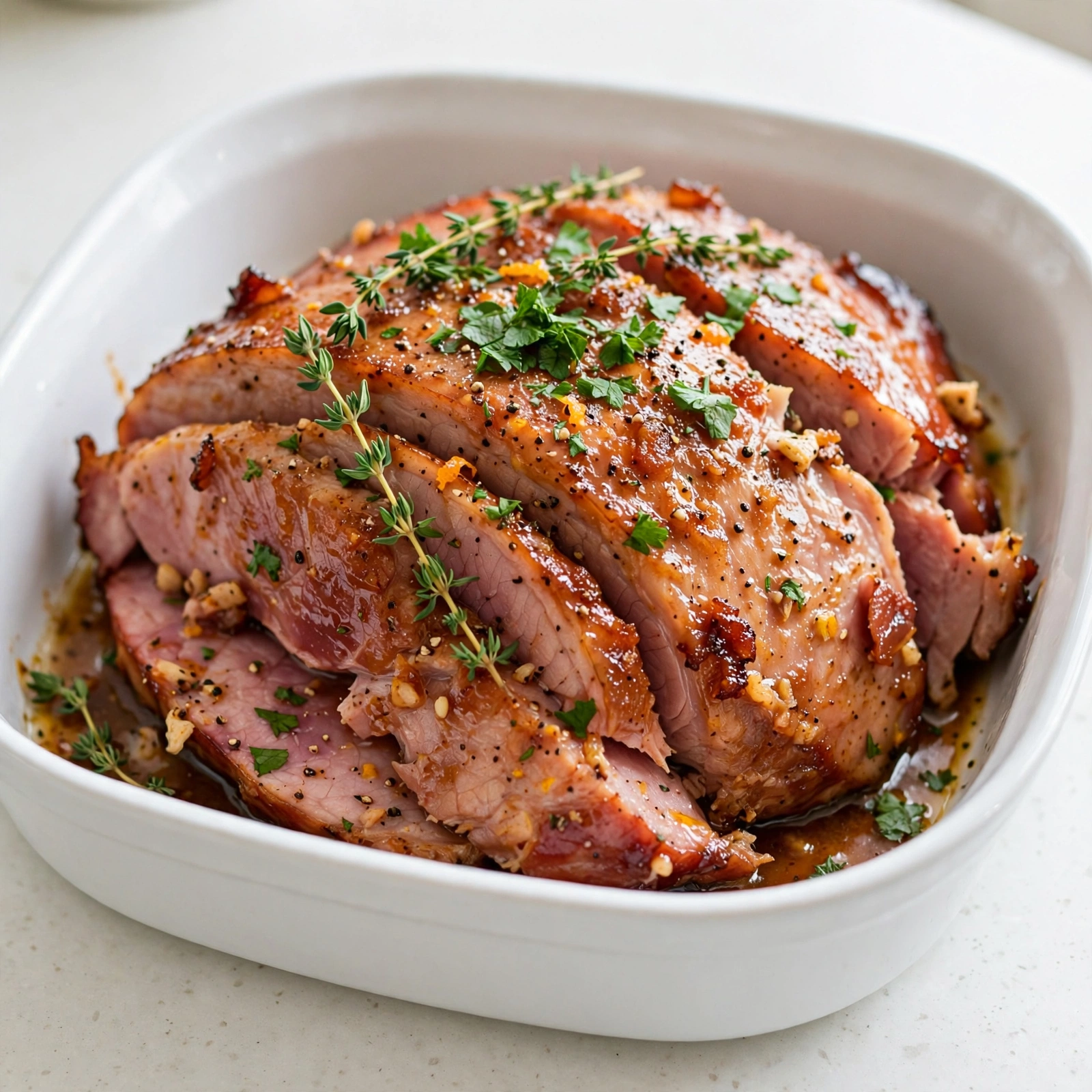 Crockpot Ham (Easy Slow Cooker Ham with Brown Sugar Glaze)