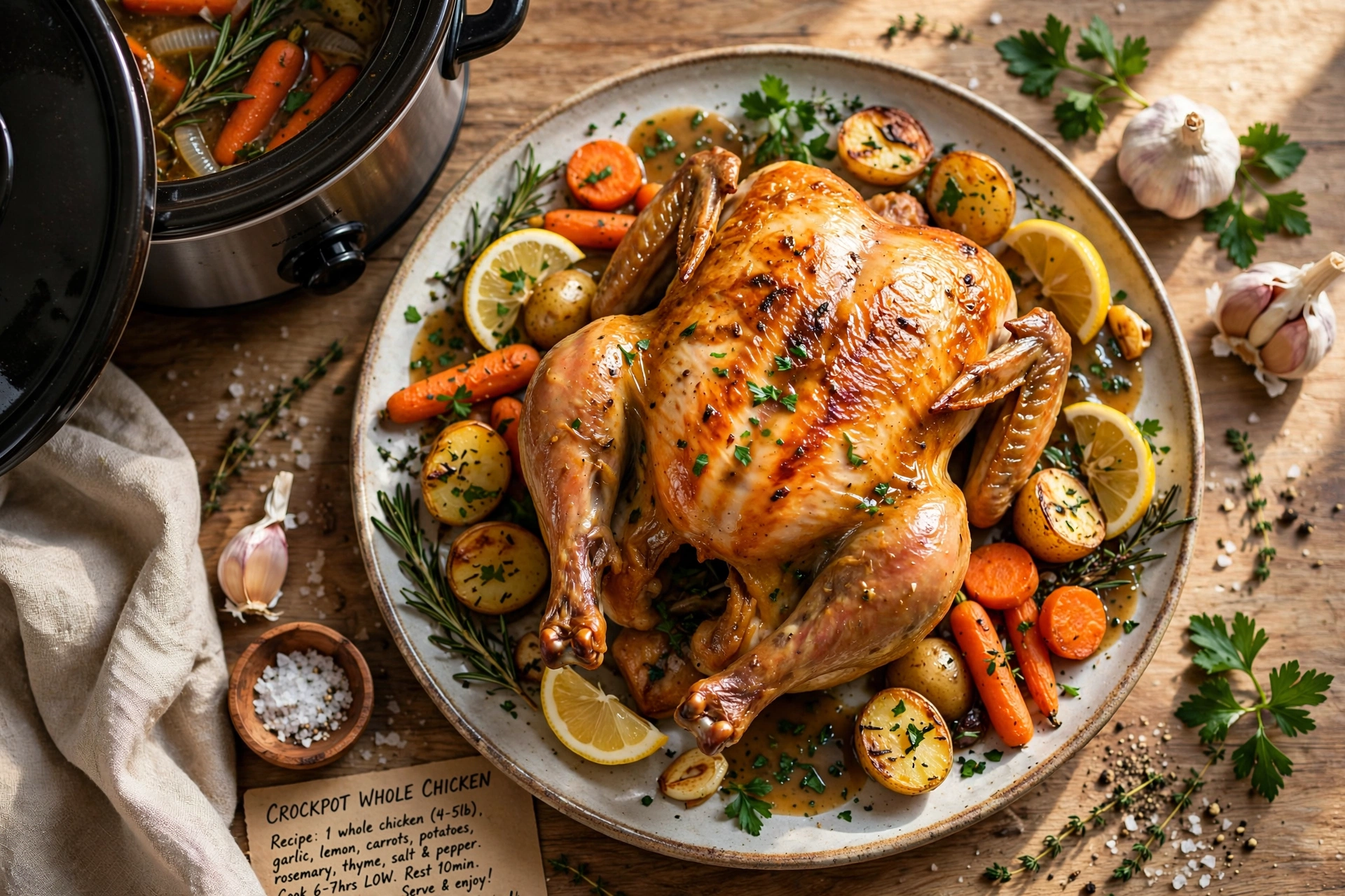 Crockpot Whole Chicken