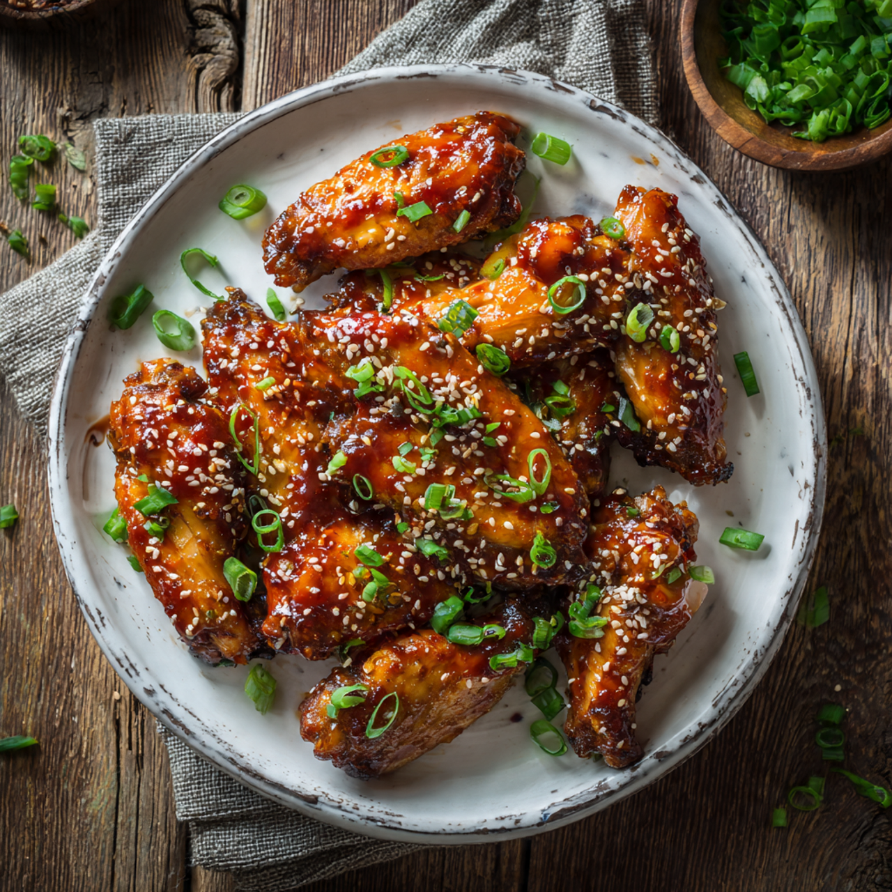 Slow Cooker Barbecue Chicken Wings