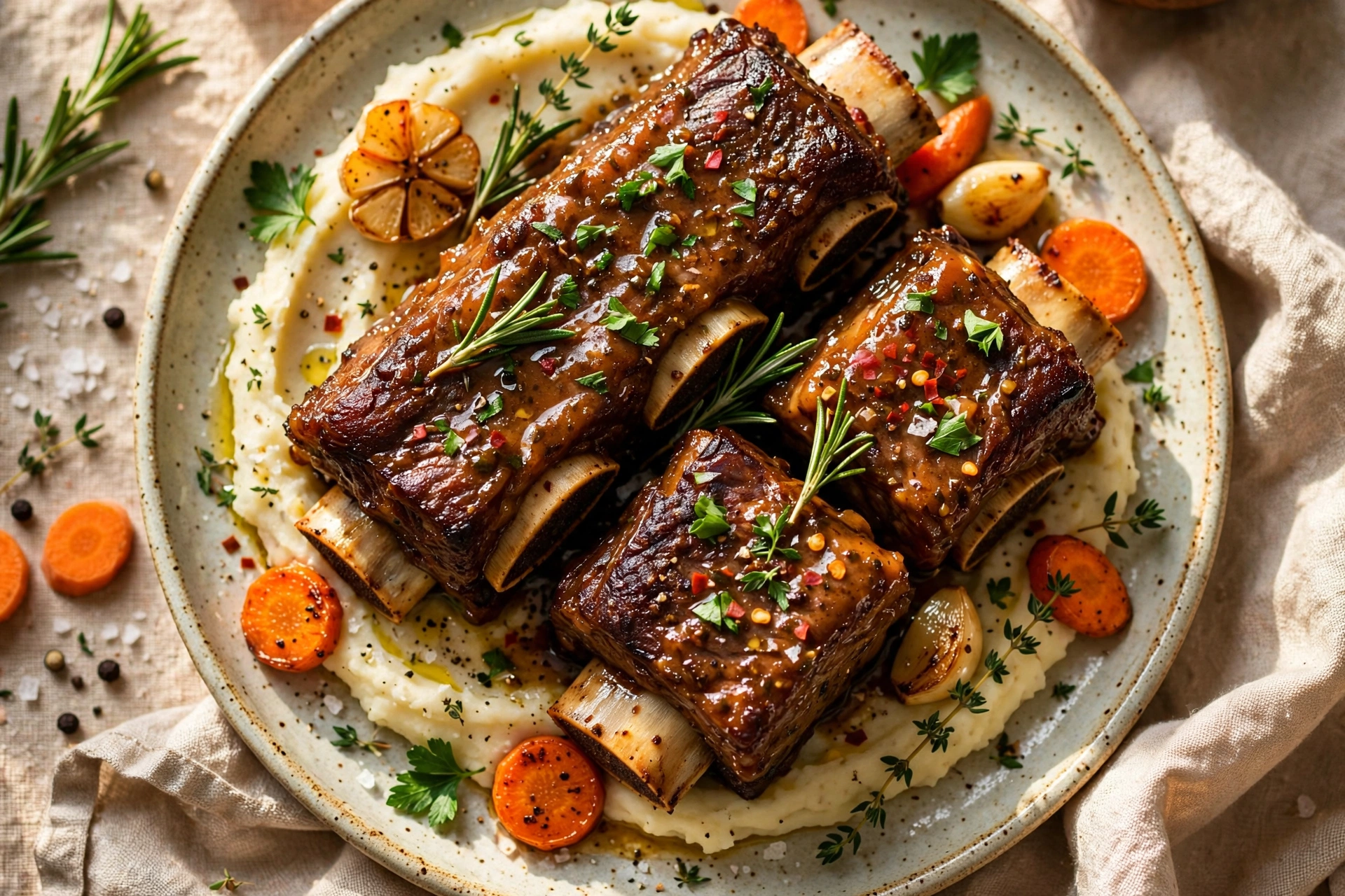 Slow Cooker Beef Short Ribs