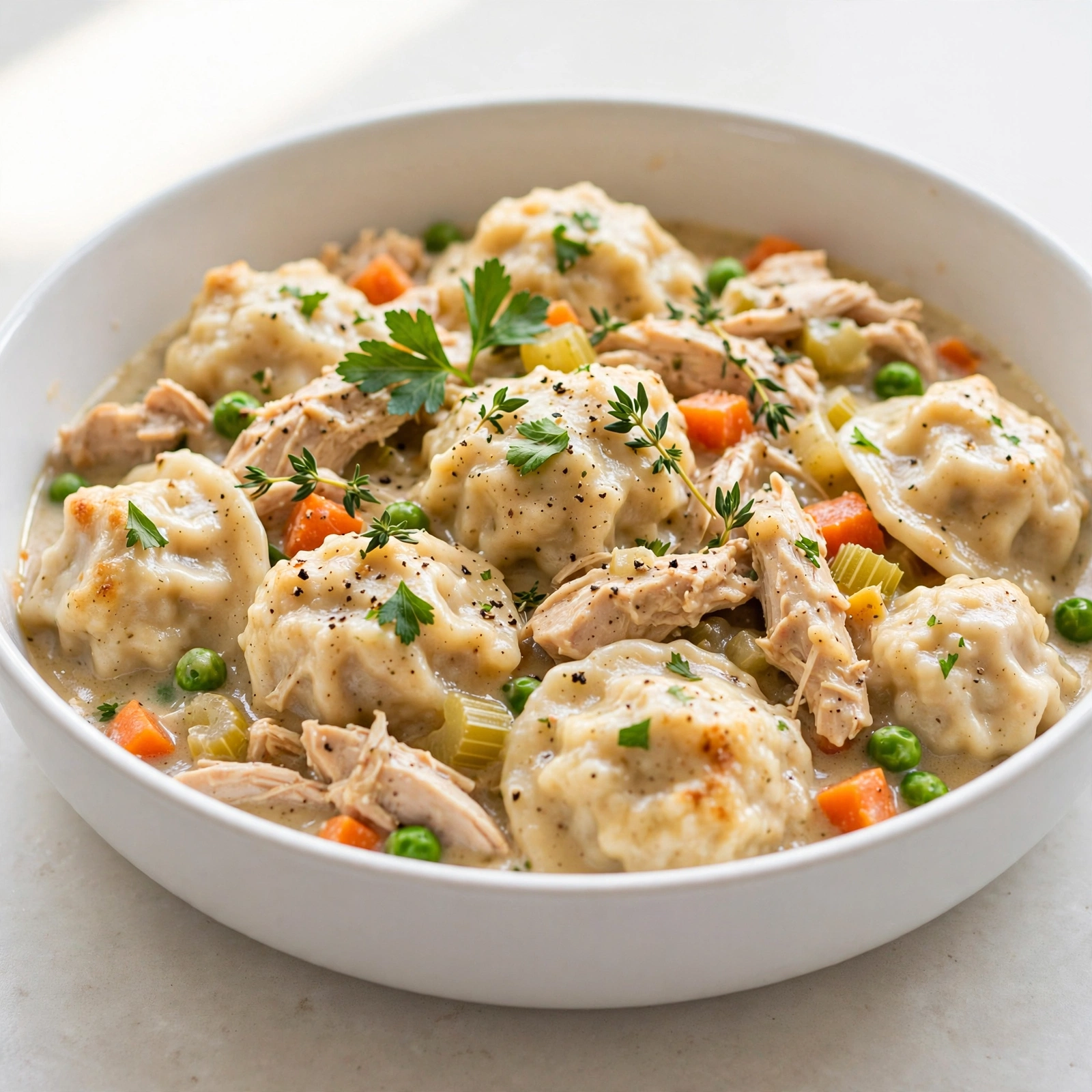 Slow Cooker Chicken and Dumplings