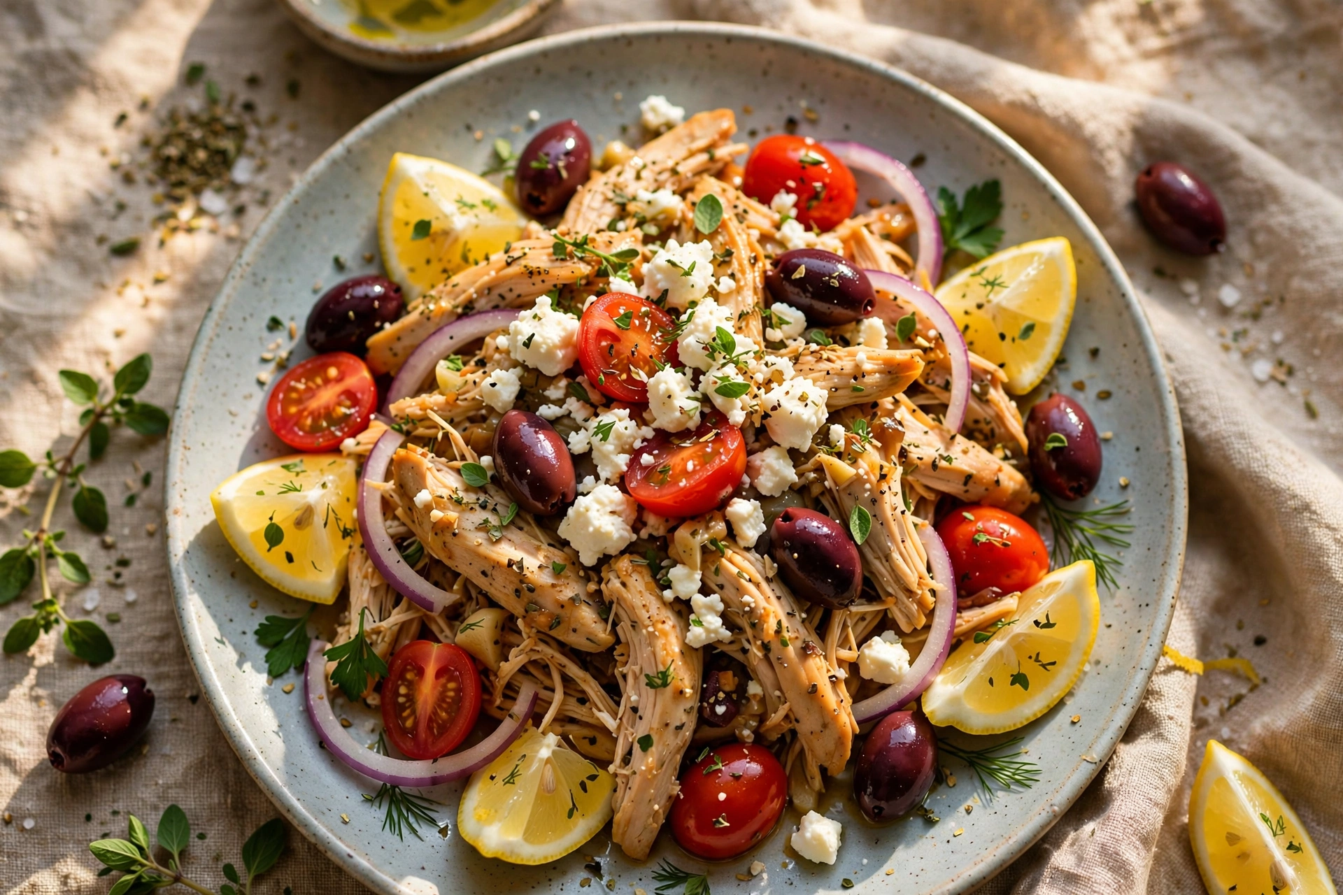 Slow Cooker Greek Chicken